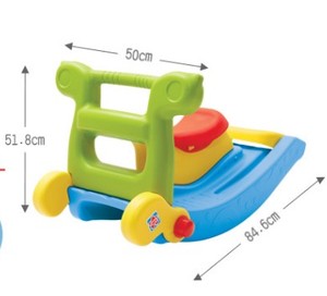 Caisse intérieure multifonctionnelle pour bébé, nouveau jouet <span class=keywords><strong>pliant</strong></span>, centre de soins de jour, en forme de cheval à bascule, pour enfants, en promotion - Product Image 6