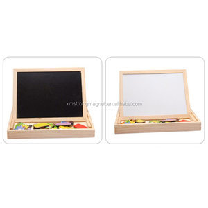 Rompecabezas de madera multifunción para niños, tablero magnético de dibujo, <span class=keywords><strong>pizarra</strong></span>, juguetes educativos de aprendizaje - Product Image 4