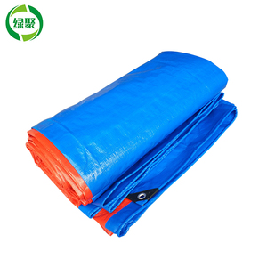 Guangzhou Lvju Custom Size Medium Weight Poly <strong>Cover</strong> 16' X 20' 5*6m Pe Roofing <strong>Cover</strong> Tarpaulin - Product Image 2