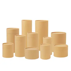 Chinese style round shape tea gift packaging cardboard box paper tea box