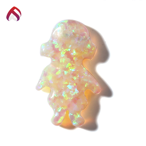 Bán buôn Hồng lửa Kyocera Loose tổng hợp Bead hình trái tim <span class=keywords><strong>Opal</strong></span> 6x6 mét - Product Image 4