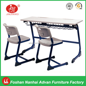 Estilo <span class=keywords><strong>estudio</strong></span> ergonómico doble 2 del estudiante de la escuela doble asiento muebles de escritorio y silla para estudiantes - Product Image 2