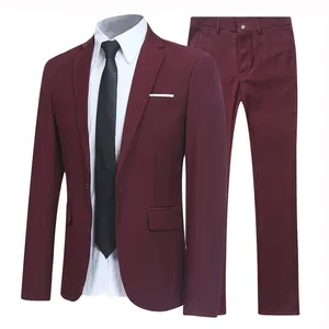 Traje Casual de Negocios para <span class=keywords><strong>Hombre</strong></span>, Versión Coreana, Conjuntos de Traje Profesional, Venta al Por Mayor del Fabricante - Product Image 4