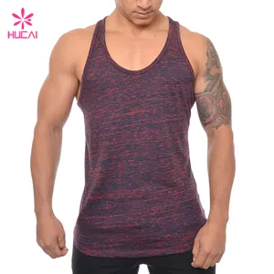 Custom Stringer Tank Top Droge Fit Spier Fit Racerback Sport Vest Mannen