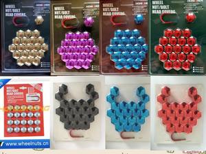 17mm 19mm 21mm हेक्स प्लास्टिक बोल्ट और अखरोट कैप कवर - Product Image 4