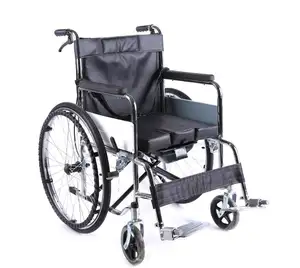 Лидер продаж, легкая складная инвалидная коляска с дистанционным управлением для путешествий из Дубая с унитазом