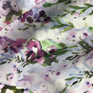 Factory Direct Custom Digital Printed Silk Chiffon Fabric