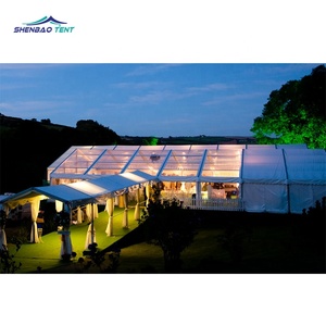 Marco de aluminio carpa al aire libre de <span class=keywords><strong>lujo</strong></span> grande claro tienda techo claro tienda de la boda de la venta caliente - Product Image 1