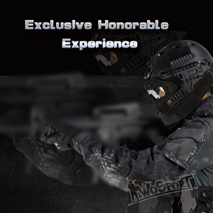 Nuevo material ABS tactical camo rápida máscara de cara completa bicicleta casco con gafas - Product Image 4