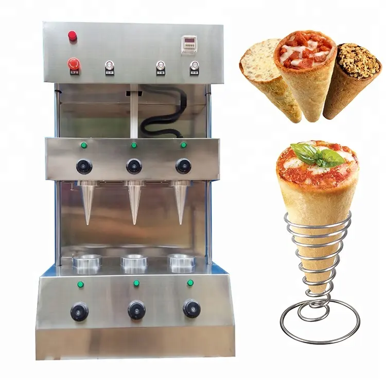 Nuovo disegno economico piccola linea per fare la pizza conen maker machine