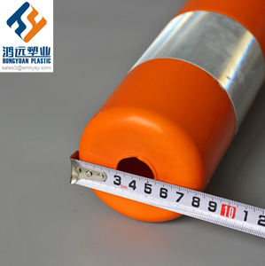 Poste de advertencia flexible de TPU H100cm, poste delineador de bollard de carretera - Product Image 4