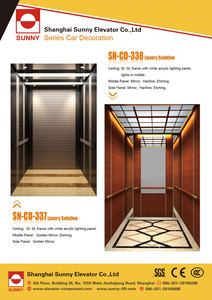 Cabin Thang Máy Bằng Thép Không Gỉ, Máy Thang Máy Hành Khách Nhỏ Cabin SN-CD-337 338 - Product Image 3
