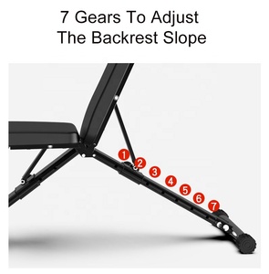 Commercial PRO with Incline and Decline Flat Exercise Adjustable Foldable Dumbbell Weight Bench