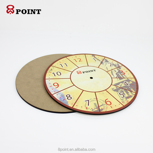 印刷可能な装飾昇華MDFウォールクロック25.4cm - Product Image 2