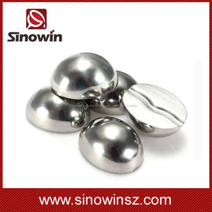 <span class=keywords><strong>Café</strong></span> En Forme de Haricot Réutilisables En Acier Inoxydable Pierres Glace Cube Fixé pour <span class=keywords><strong>le</strong></span> Vin/Jus/<span class=keywords><strong>Café</strong></span> - Product Image 1