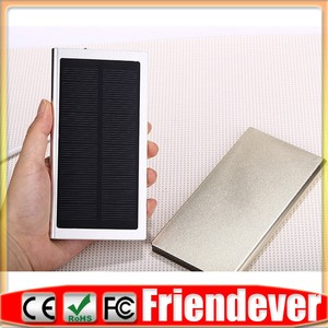 Banque d'alimentation <span class=keywords><strong>solaire</strong></span> portable 20000mAh avec logo personnalisable, ultra-mince, mini chargeur mobile en aluminium, double USB, <span class=keywords><strong>panneau</strong></span> <span class=keywords><strong>solaire</strong></span> étanche 10W - Product Image 3