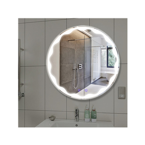 Miroir-<span class=keywords><strong>Espejo</strong></span> de maquillaje para cuarto de baño, <span class=keywords><strong>espejo</strong></span> <span class=keywords><strong>redondo</strong></span> moderno personalizado de <span class=keywords><strong>80</strong></span> <span class=keywords><strong>cm</strong></span> de diámetro, tiempo de limpieza inteligente, temperatura LD D - Product Image 2