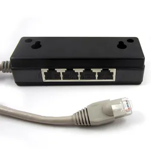 Conector de acoplador ethernet, 4 portas rj45