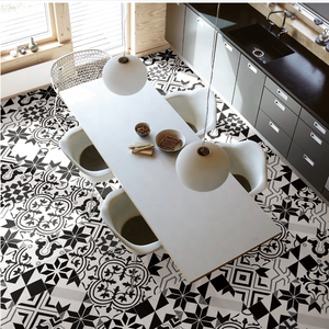 White mix black 200x200mm piastrelle decorative opache per pavimenti piastrelle in ceramica con motivo artistico - Product Image 3