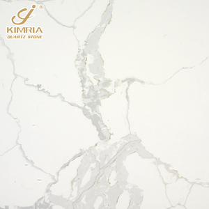 Italiano Calacatta blanco losa de piedra de cuarzo para <span class=keywords><strong>el</strong></span> escritorio - Product Image 2