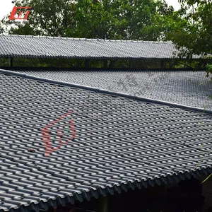 2.0mm/2.5mm/3.0mm thicnkness asa coated corrugated plastic roofing sheets teja de caucho reciclado