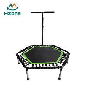 Mwzone — corde de exercices de rebondissement, pour adultes, Fitness, saut, gym, Mini, intérieur, hexagone, avec poignée en T - Product Image 1