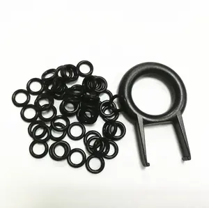 Gros mécanique clavier keycap noir 40A silicone caoutchouc o anneau pour Cerise MX