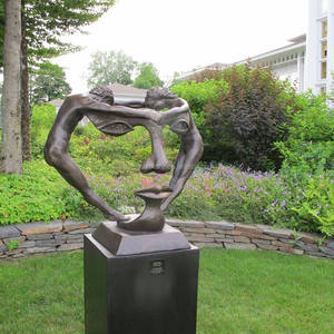 Outdoor Bronzo Abstract Man Statue <span class=keywords><strong>Da</strong></span> <span class=keywords><strong>Giardino</strong></span> Scultura - Product Image 4