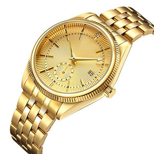 western swiss quartz 22k gold electroplated price
