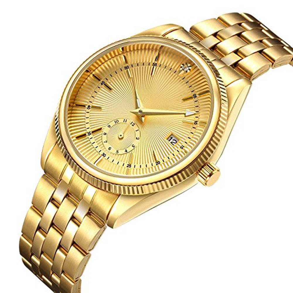 Western Gold Plated Wrist Watch Oem Japan Movt Wholesale