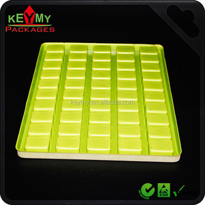 Vert PS flocage plateau en plastique formé sous vide fabriqué en chine, personnalisé PS formé sous vide plateau de flocage, PS plateau <span class=keywords><strong>sans</strong></span> flocage - Product Image 4