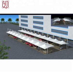 Toldo de Membrana para Estacionamiento de Autos, Cubierta para Estacionamiento de Autos, Tela de Sombra - Product Image 5