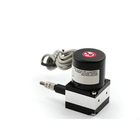 Sensor de desplazamiento lineal analógico con cable de tracción profesional de alta precisión, tecnología Alemana aprobada por CE, resistencia eléctrica