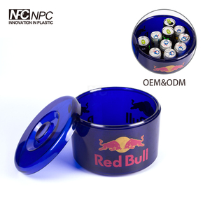 Đen Màu Vuông Nhựa Vodka Chai Xô Đá Với Nắp Cho <span class=keywords><strong>Whisky</strong></span> - Product Image 6