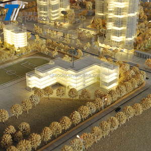 Chất lượng cao LED chiếu sáng kiến trúc mô hình quy mô, diorama mô hình làm - Product Image 4