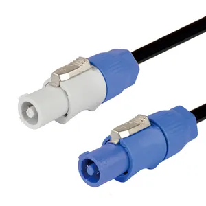 Conector Powercon Cable de extensión de energía eléctrica RQSONIC 1,5/250V Cable de alimentación de CA