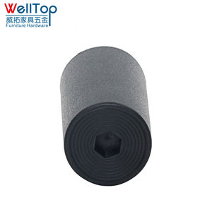 Patas de Cilindro de <span class=keywords><strong>Pl</strong></span>ástico para Muebles de Cocina, Patas Ajustables en Altura para Sofá Cama, <span class=keywords><strong>PL</strong></span>-12 - Product Image 4