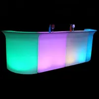 Lichtgevende Cocktail Tafel, Glow Mobiele Cocktail Bar, Led Draagbare Cocktail Bar