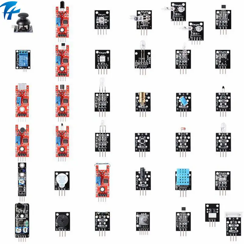 Menor Preço 37 Em 1 kits Sensor De Módulo Diy Starter Kits