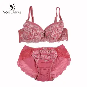 Japanese style photo lingerie sexy and fashion girls padded bra set