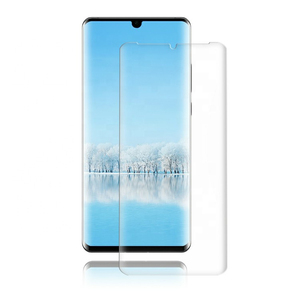 Smartphone 3D Incurvée Pleine <span class=keywords><strong>Couverture</strong></span> Téléphone Protecteur D'écran 0.33 MM Verre Trempé Pour Huawei P30 <span class=keywords><strong>Pro</strong></span> 2019 - Product Image 2