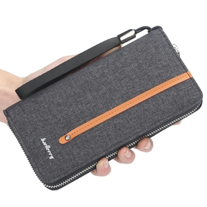 Hot Selling New Models Long <strong>Wallet</strong> Multi Card <strong>Canvas</strong> Zipper Clutch Bag Retro Youth Large Capacity Phone <strong>Wallet</strong> - Product Image 1