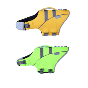 Chaqueta de la vida del perro del animal doméstico de la natación reflectante ajustable de la manera, chaleco del perro que ahorra la capa del flotador, chaleco salvavidas del perro de la seguridad del verano - Product Image 1