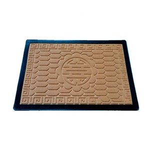Pas cher en <span class=keywords><strong>caoutchouc</strong></span> <span class=keywords><strong>paillasson</strong></span> Licences Intérieur tapis de sol <span class=keywords><strong>Extérieur</strong></span> Logo Personnalisé tapis de pieds tapis de porte - Product Image 4