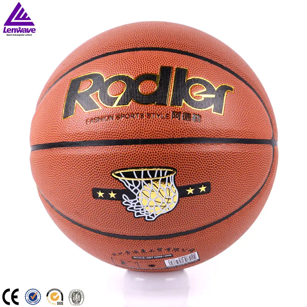Benutzer definierte Basketball ball Größe 7 Leder billig Basketball Großhandel