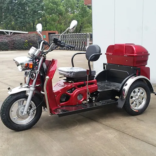 open style durable gasoline tricycle for passenger