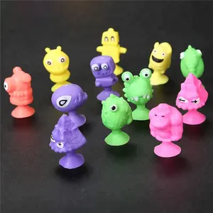 Yiwu Wholesale Assorted 1 Inch Mini Promotion Toys Crazy Critter 16 Designs TPR Stikeez Figure Toy Stikeez For Capsule Toy