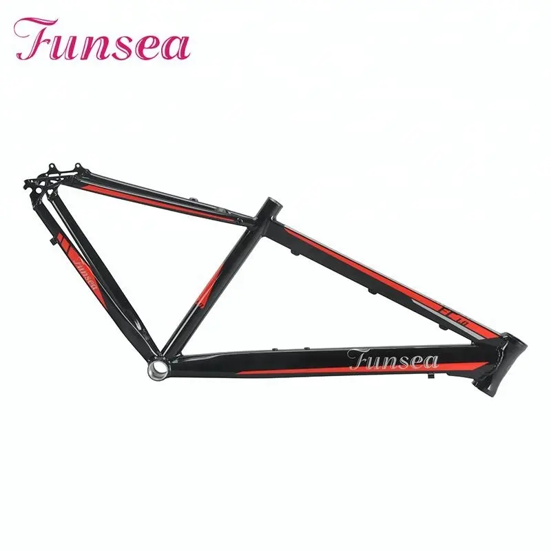 Funsea China factory wholesale custom 26" fashion alloy bicycle frame MTB mountain bike frame 26"*16"/17"/18"/19"