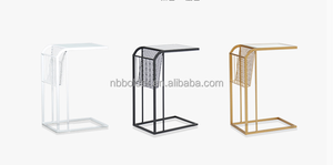 <span class=keywords><strong>Table</strong></span> d'appoint décorative rectangulaire en métal <span class=keywords><strong>noir</strong></span> pour ventes promotionnelles Assurance qualité contemporaine à bas prix - Product Image 5