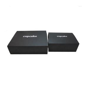 Logo personalizzato Food Grade Nero Scatola di Fiammiferi Stile Scatole E Inserti Cupcake Scatole di Imballaggio Alimentare - Product Image 2